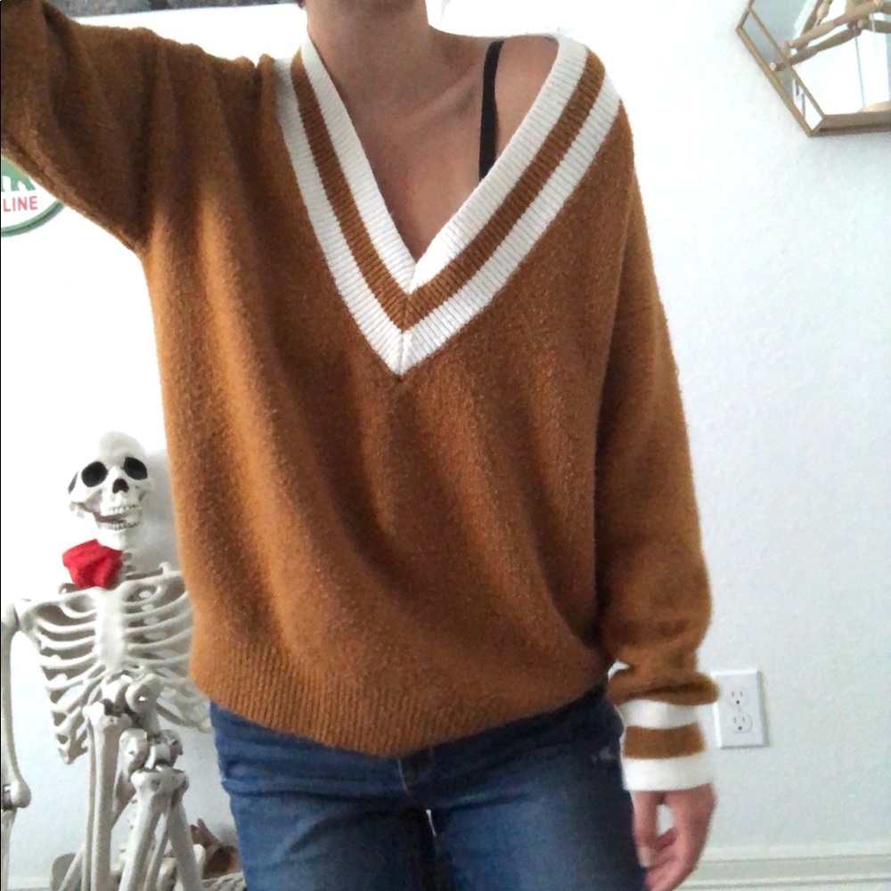Brown Oversized Sweater